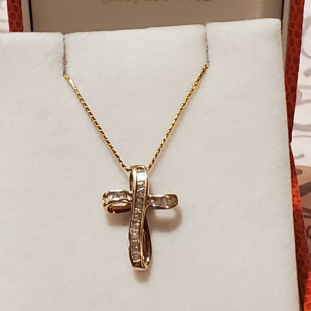 Diamond Cross Necklace